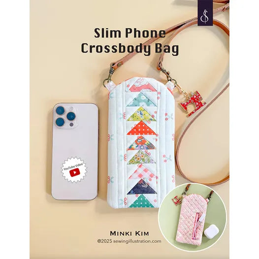 Slim Sling bag by Minki Kim Sewing Illustration - Paper Printed Pattern