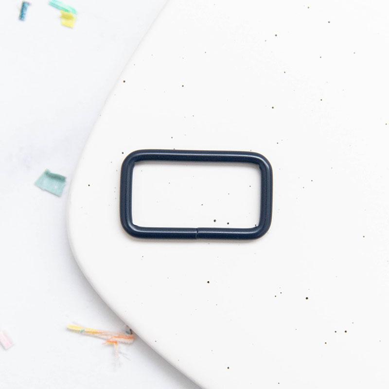 1.5" Rectangle Ring - Navy