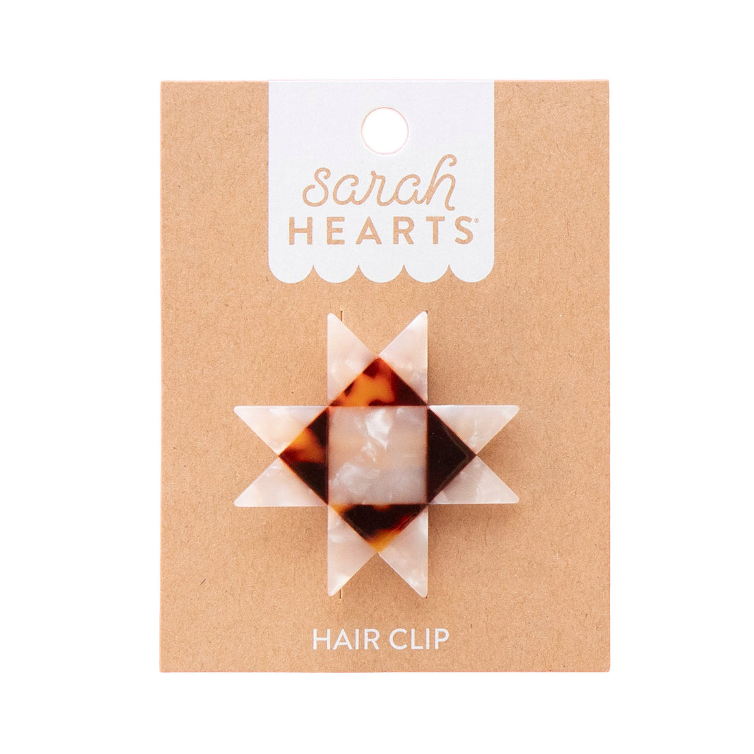 Sawtooth Star Hair Clip - Sarah Hearts