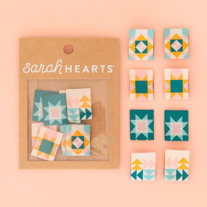 Quilt Block Labels - Sewing Woven Quilt and Garment Labels