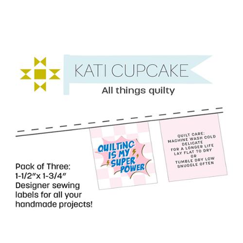 Sew In Labels - Quilting is my Superpower - Kati Cupcake