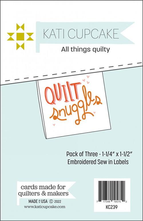 Sew In Labels - Quilt Snuggles - Kati Cupcake