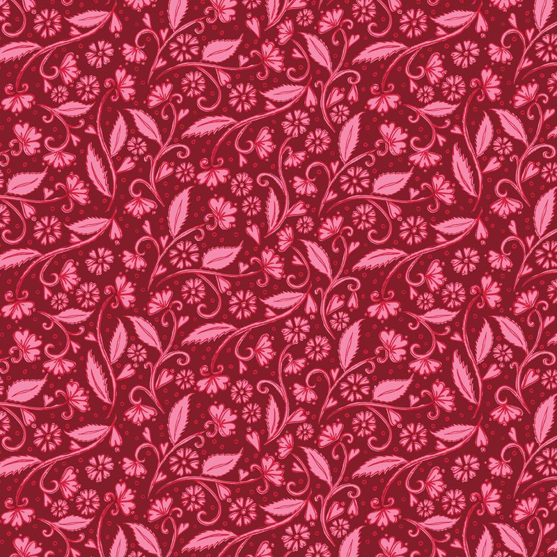 Blush Bouquet - Dark Red - Folk Love - Cloud9