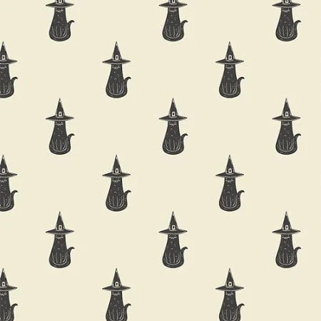 1-1/2 Yards - PURRRFECTLY WITCHY - spooky 'n witchy - Art Gallery Fabrics
