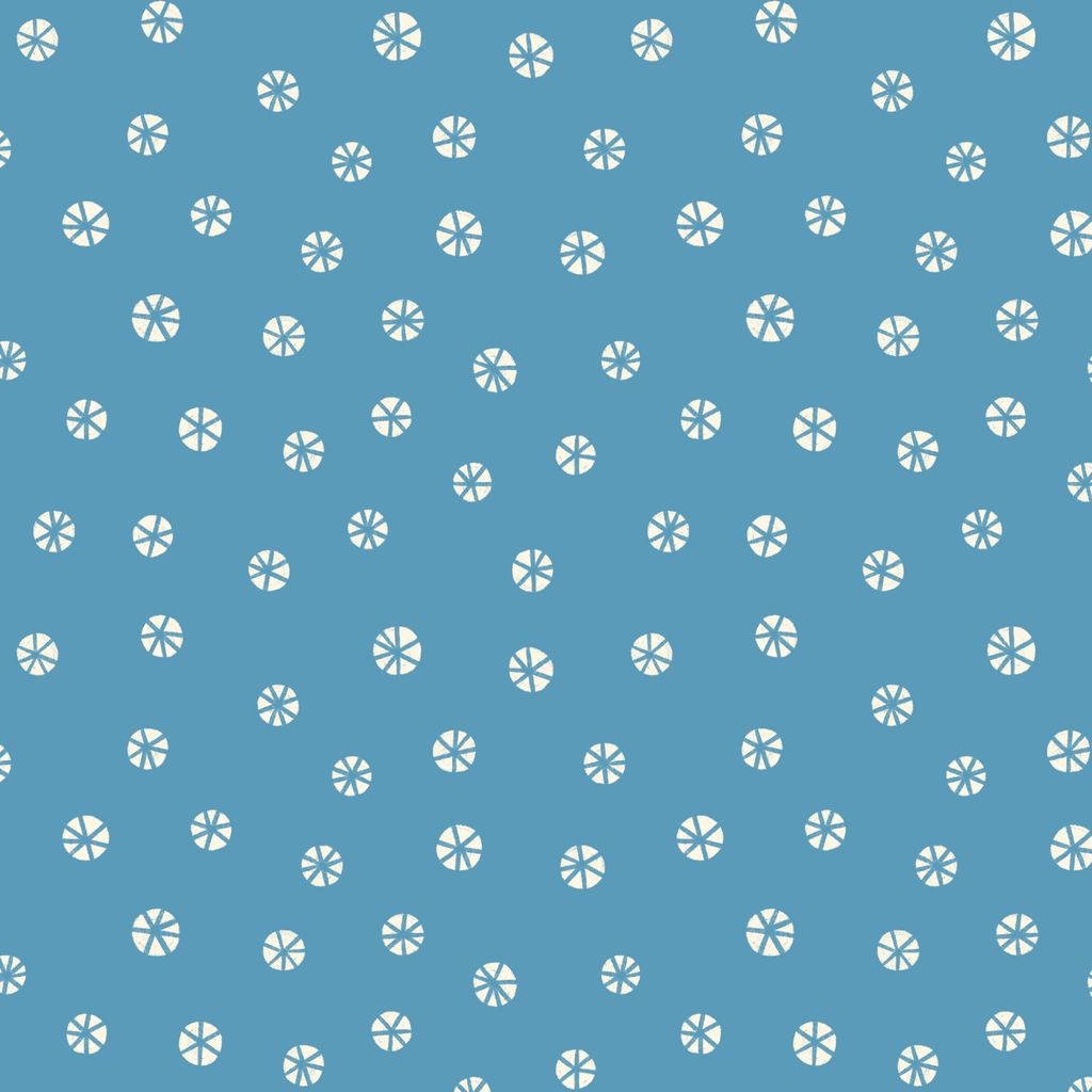 Snow Fall - Blue - Snow Friends - Cloud9 Fabrics