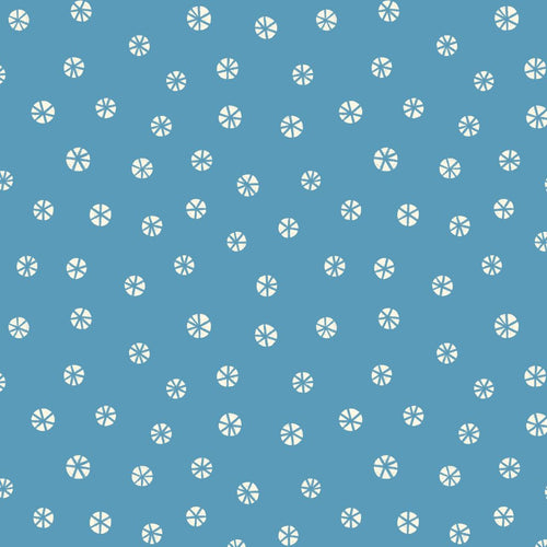 1-1/2 yard End of Bolt Deal! Snow Fall - Blue - Snow Friends - Cloud9 Fabrics