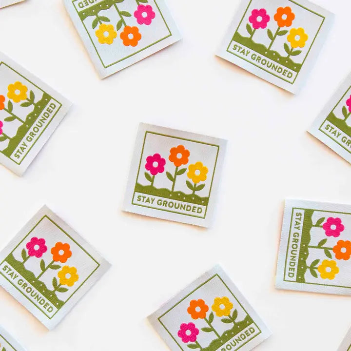 Stay Grounded  - Sewing Woven Quilt and Garment Labels