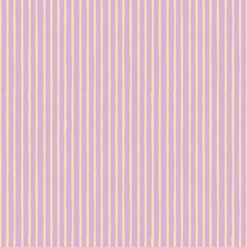 Striped Field - Tangerine - Art Gallery Fabrics