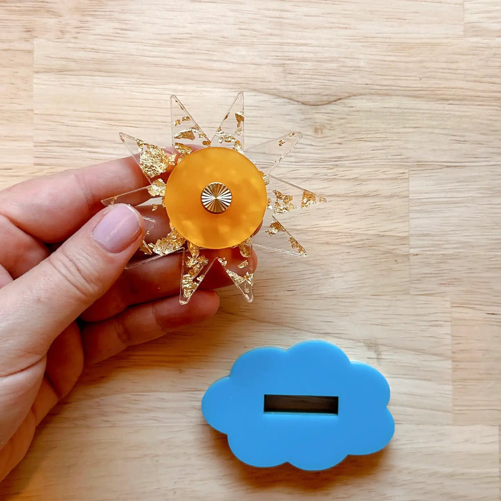 Sun and Clouds Thread Cutter