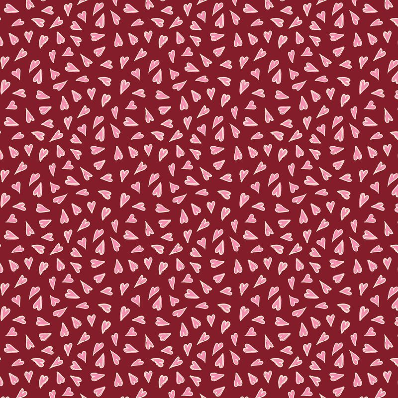 Hearts Adrift - Dark Red - Folk Love - Cloud9