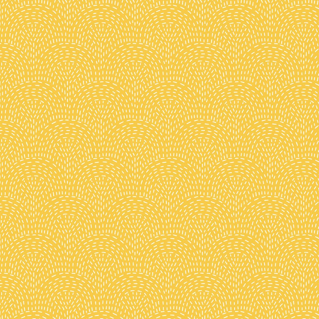 Tracks - Yellow - Reindeer Romance - Cloud9 Fabrics