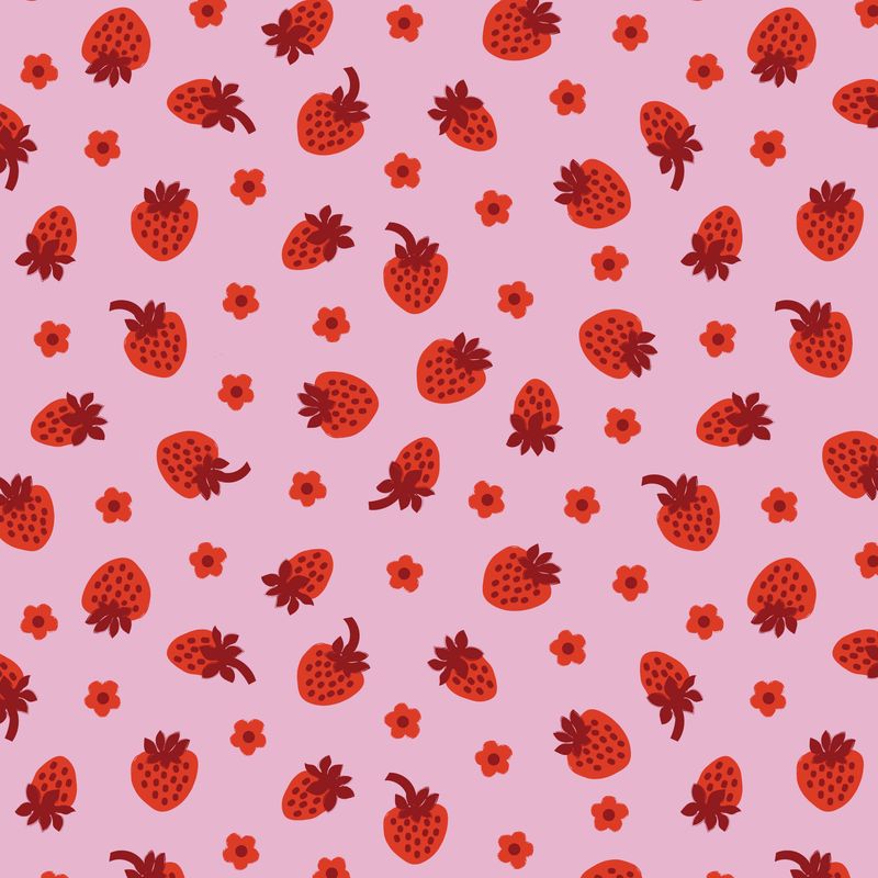 Strawberry Fraise - Pink - A Tulip Story - Cloud9